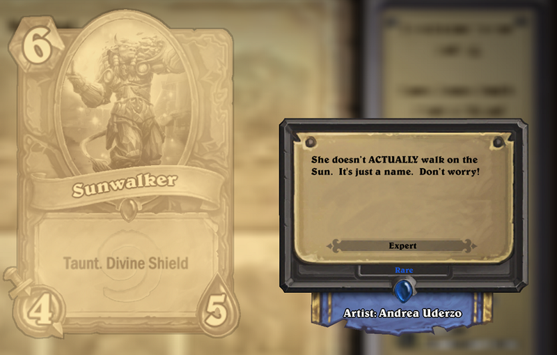 Illustration for article titled Hearthstone Cards Are Funnier Than You'd Expect